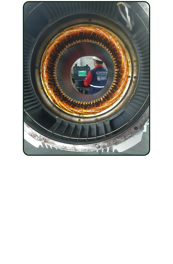 Relatórios de ensaios em motores elétricos